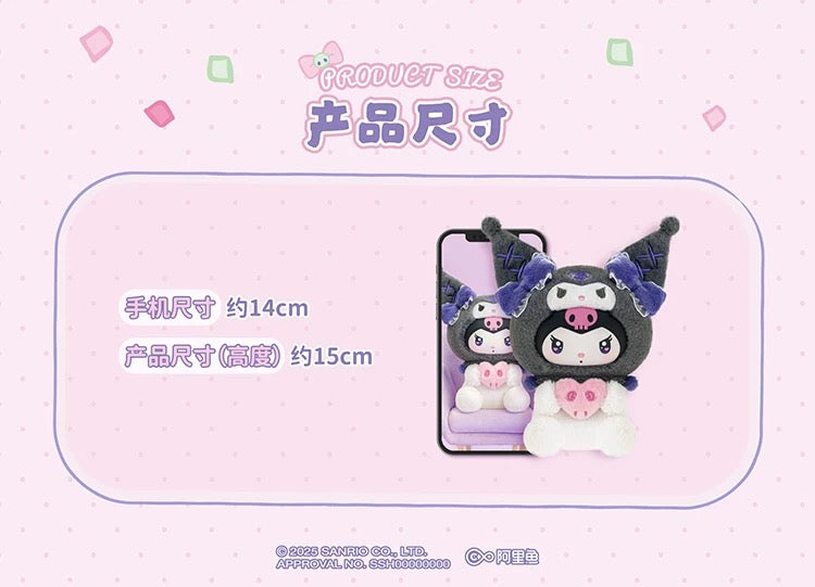 TopToy Sanrio Characters Kuromi Party | Hello Kitty My Melody Piano Kuromi Cinnamoroll Pompompurin Pochacco Hangyodon - Collectable Toys Mystery Blind Box