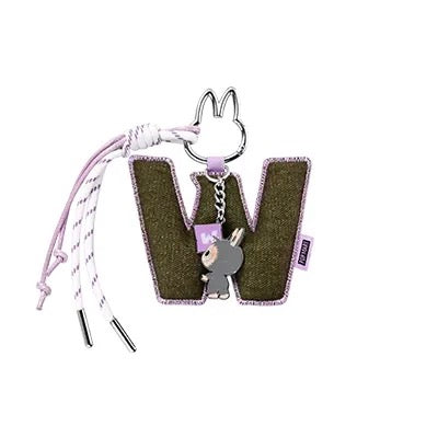 Popmart The Monster Pin For Love Series Limited Edition | Letter Pendant N-Z with Pins Keychain - 10cm Kasing Lung Zimomo Labubu Toy Collection