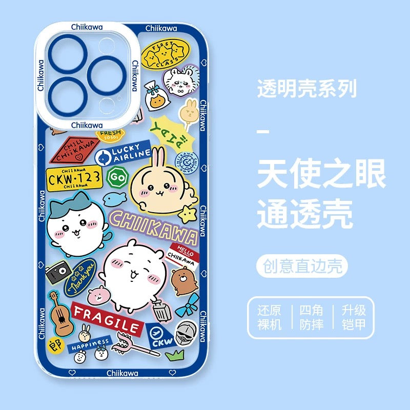 Japanese Cartoon ChiiKawa iPhone Case | Summer Time & Bee Colour Ver 8 Styles - iPhone Case PLUS SE2 XS XR X 11 12 13 14 15 16 16e 17 17e Pro Promax 12mini 13mini