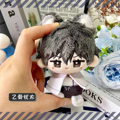 Japanese Anime Jujutsu Kaisen Cosplay Cat Sitting Keychain | Yuji Ryomen Sukuna Yuta Cute Kawaii 12cm Doll - Cute Kawaii Item
