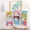 Japanese Cartoon Big Face Storage Box | Hello Kitty My Melody Kuromi Little Twin Stars Cinnamoroll Pompompurin Pochacco Keroppi Tuxedosam - Bedroom Girl Gift