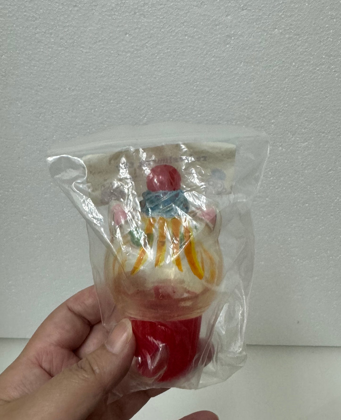 Japan Refreshment Toy | Cat Cupcake Tiger Ginger Cat Ver.  - Sofubi Figure Soft Vinyl Rare