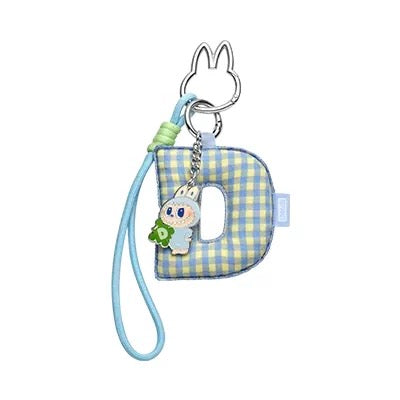 Popmart The Monster Pin For Love Series Limited Edition | Letter Pendant A-M with Pins Keychain - 10cm Kasing Lung Zimomo Labubu Toy Collection