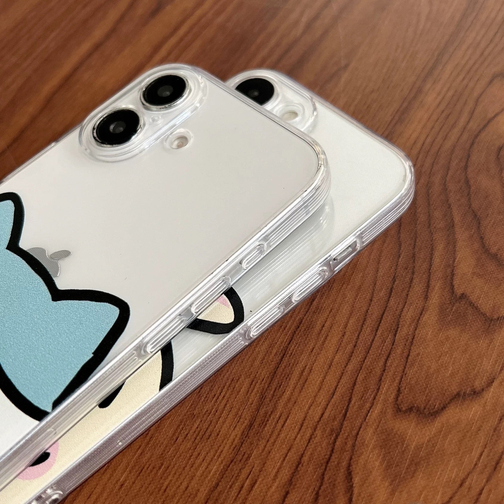 Japanese Cartoon Chiikawa | ChiiKawa Hachiware Usagi Happy Soft Clear Case - iPhone Case 11 12 13 14 15 16 17 ProMax Pro Plus