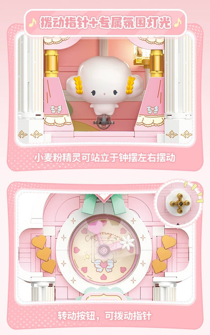 Top Toy x Sanrio Pastel Dream Home | Cogimyum Clock - Building Blocks Toy Collections