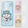 ちいかわコスプレバージョン | ちいかわ ハチワレ うさぎ - スマホケース Samsung Galaxy S26 S25 S24 S23 S22 S21 FE Ultra Edge