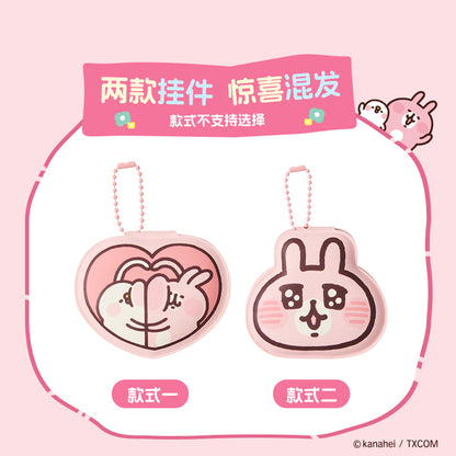 Kanahei X Miniso | Mirror Keychain Usagi Piske Pink Rabbit White Chicken - 6 x 7.7cm Kawaii items Accessories