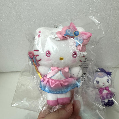 Sanrio Characters Magical Girl Style Keychain | Hello Kitty My Melody Kuromi Cinnamoroll Hangyodon - Convenience Store Limited Collectable Toys