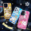 Japanese Cartoon ChiiKawa Detective Laser Case | ChiiKawa Hachiware Usagi - Phone Case Samsung Galaxy S26 S25 S24 S23 S22 S21 FE Ultra Edge