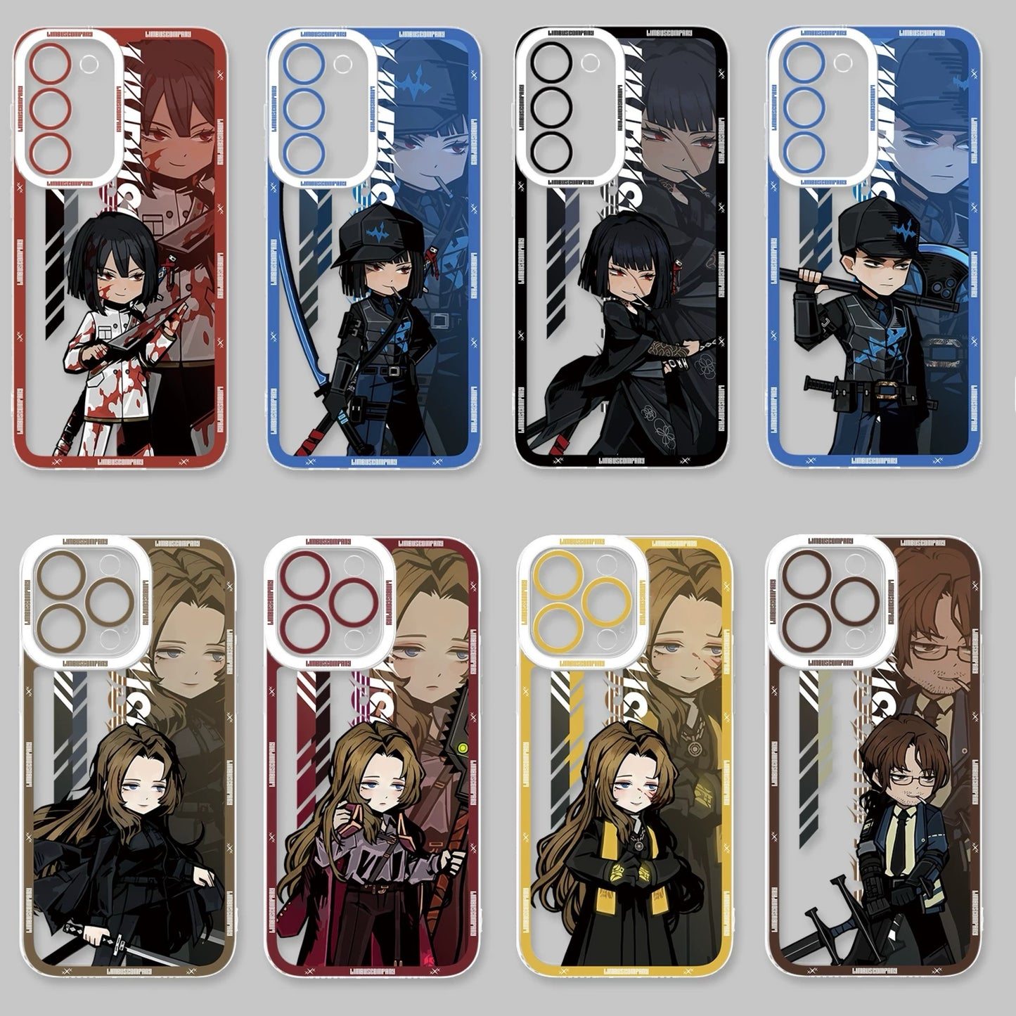 Game Character Limbus Company Dressing Style | Ryoshu Meursault Rodion Gregor - Phone Case Samsung Galaxy S26 S25 S24 S23 S22 S21 FE Ultra Edge