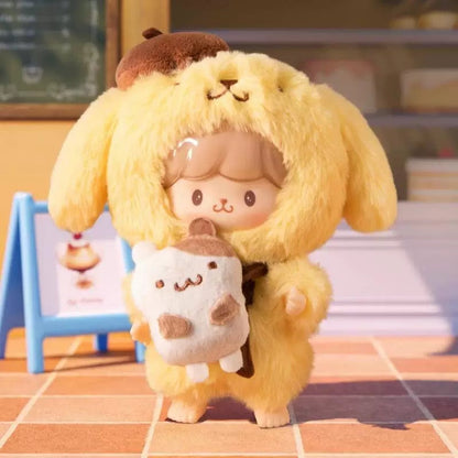 zZoton x Sanrio Characters Love League Buddies Plush Doll Keychain | Hello Kitty My Melody Kuromi Cinnamoroll Pompompurin Pochacco Hangyodon - Collectable Toys Mystery Blind Box KawaiiGiftLand