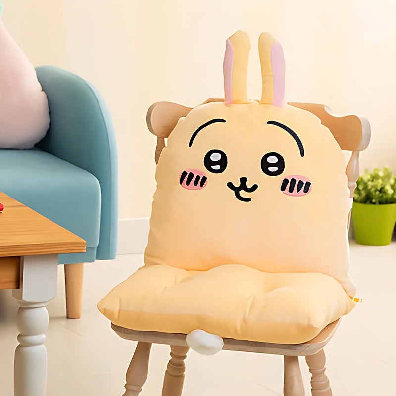 ChiiKawa Chair Cushion  | ChiiKawa Hachiware Usagi - Plush Soft Kawaii items Room Decoration doll