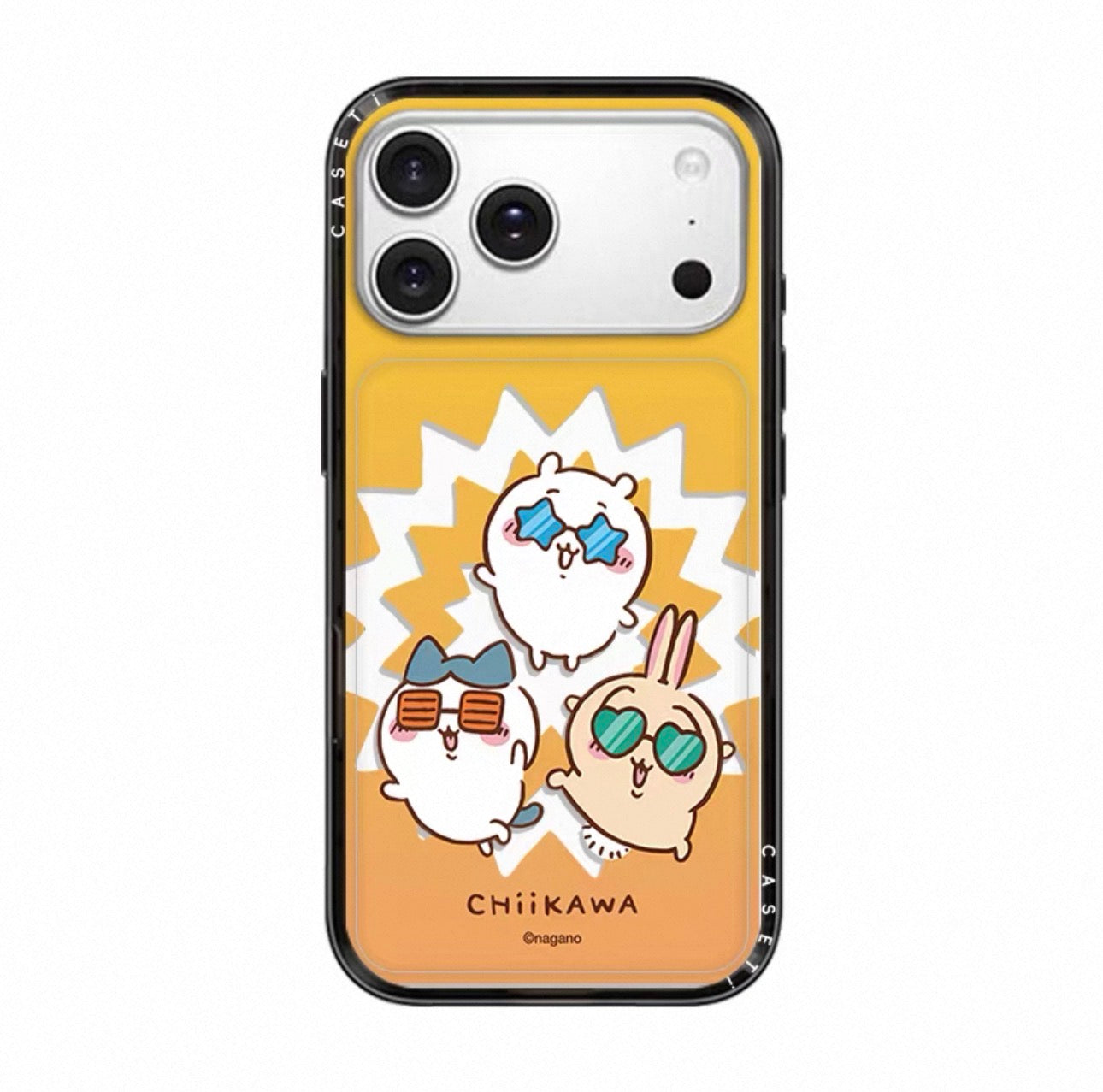 Japanese Cartoon ChiiKawa Clear with Transparent Black Frame New Version Case | Summer Time Party 12 Styles - iPhone Case 13 14 15 16 17 Pro Promax