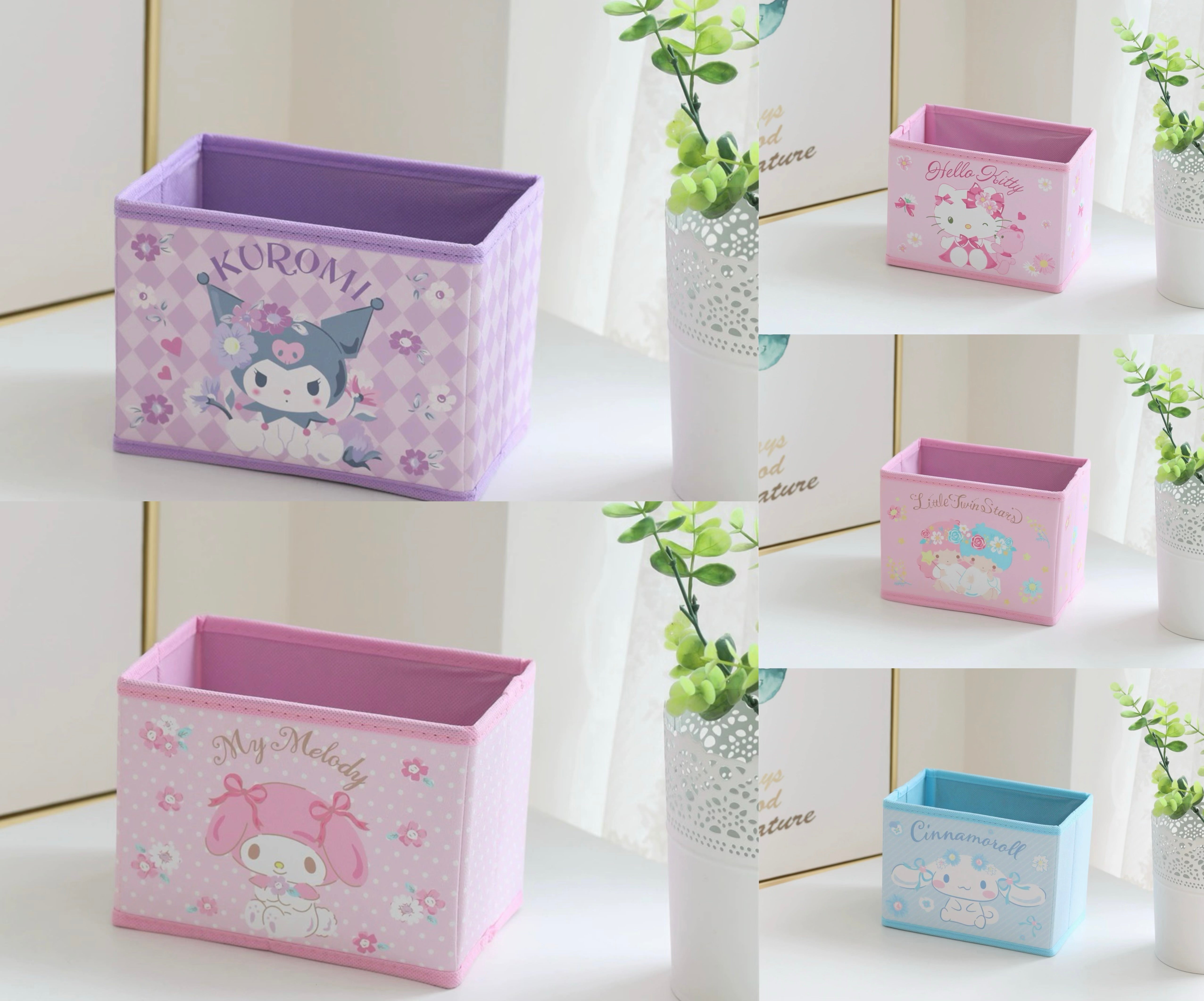 TOREBA - Sanrio Kuromi, My Melody, Hello kitty European flower store edition storage r