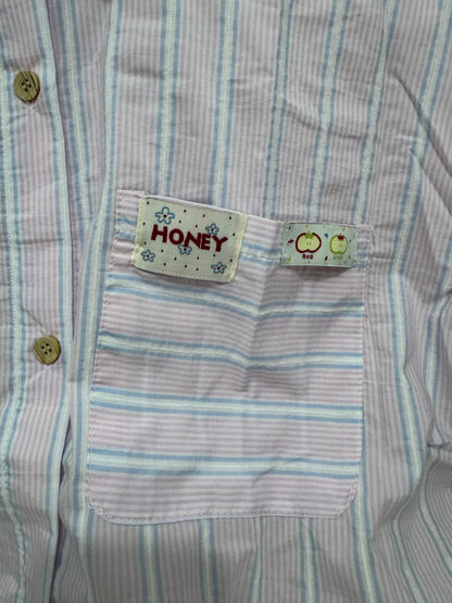Japanese Fashion Cute Style Mori Series | Kawaii Pink Uniform Shirt - Kawaii Fashion Items