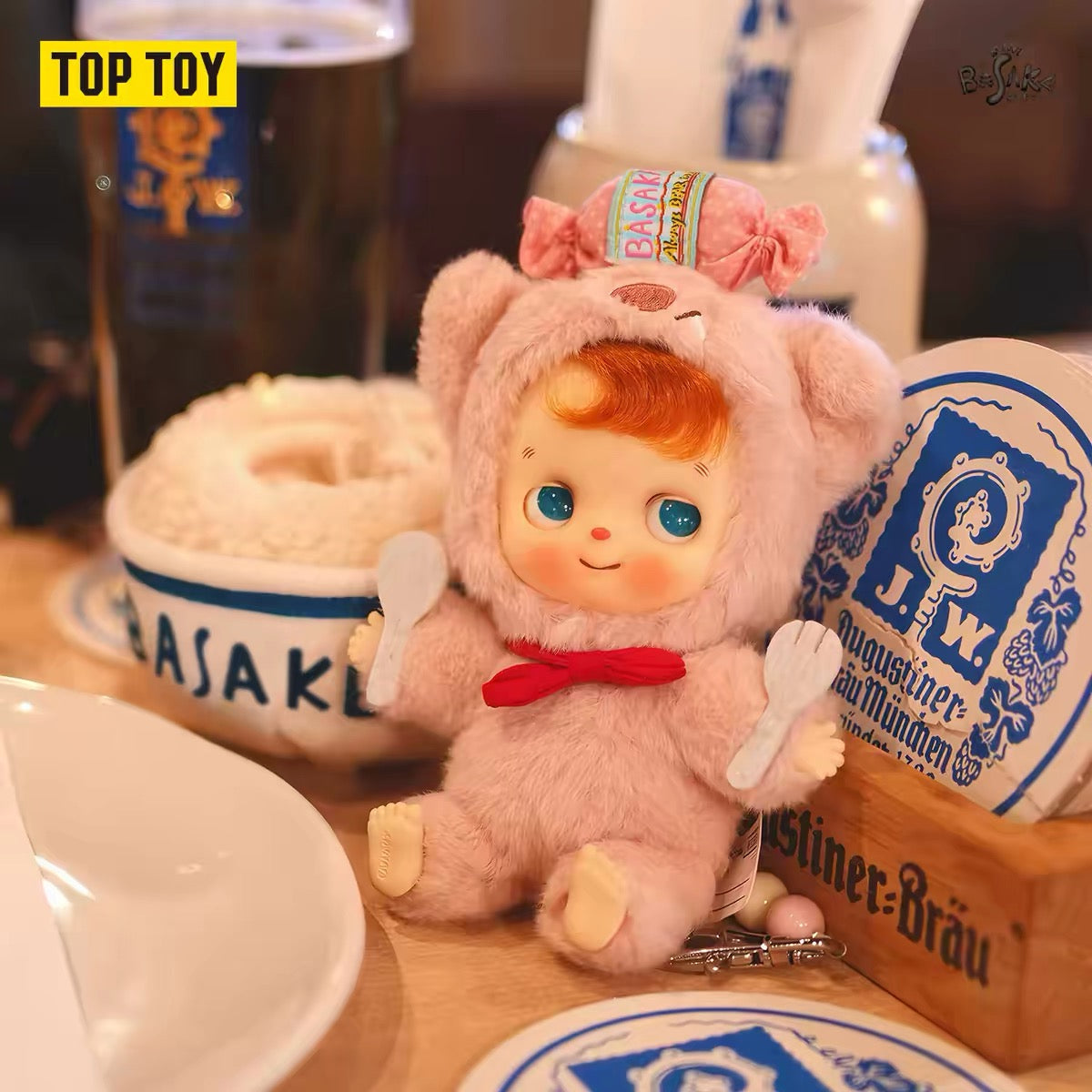 Top Toy X Gintama Part 1 Series SofuNui | Gintoki Kagura Shinpachi Sougo Kotarou Toushirou - Vinyl Face Plush Doll Figure Keychain Collectable Toys Mystery Blind Box (副本)