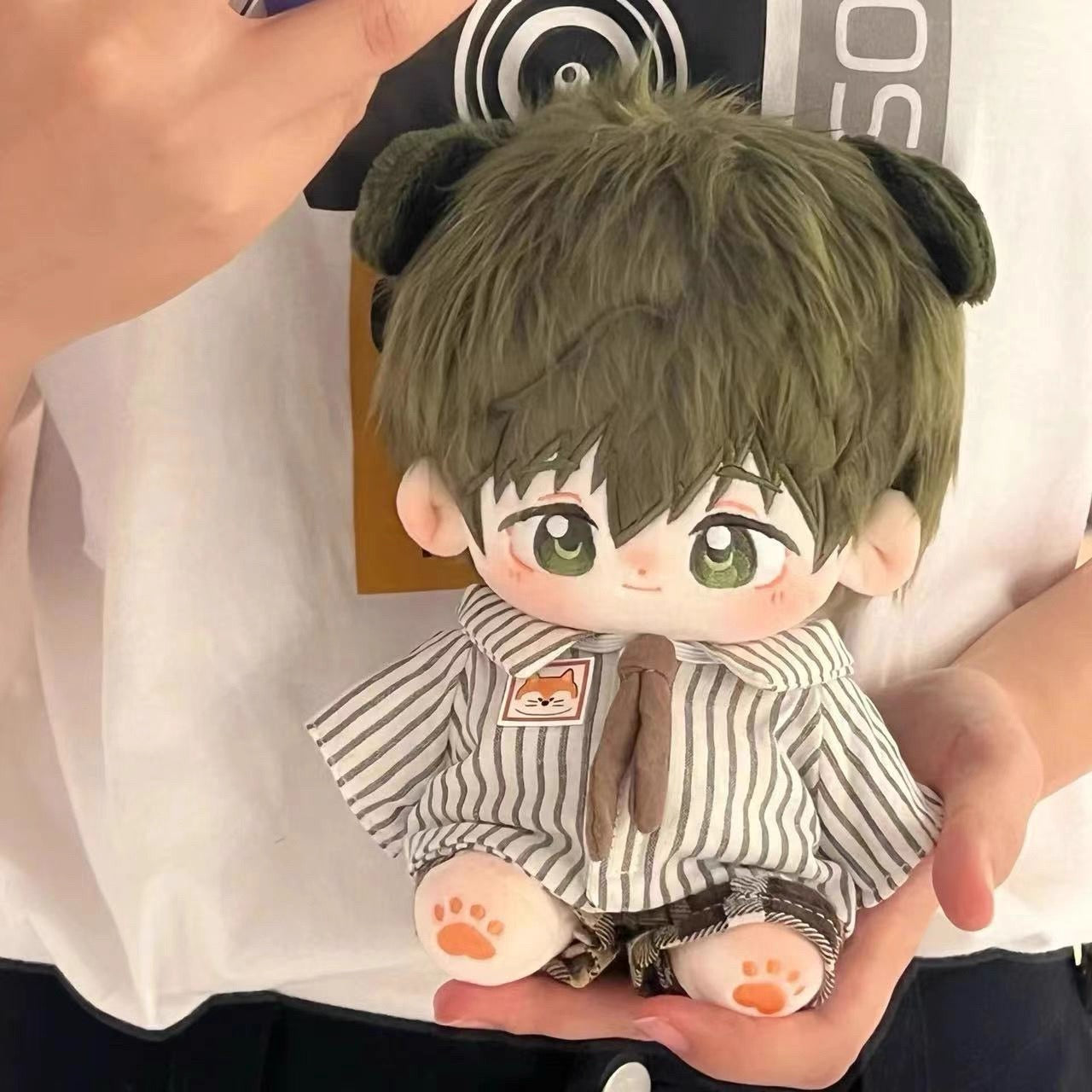 Japanese Anime Free! Iwatobi Swim Club Cotton Plush Doll | Haruka Makoto with Car Ear Cute Kawaii 20cm Doll Can Change Outfits - Cute Kawaii Item