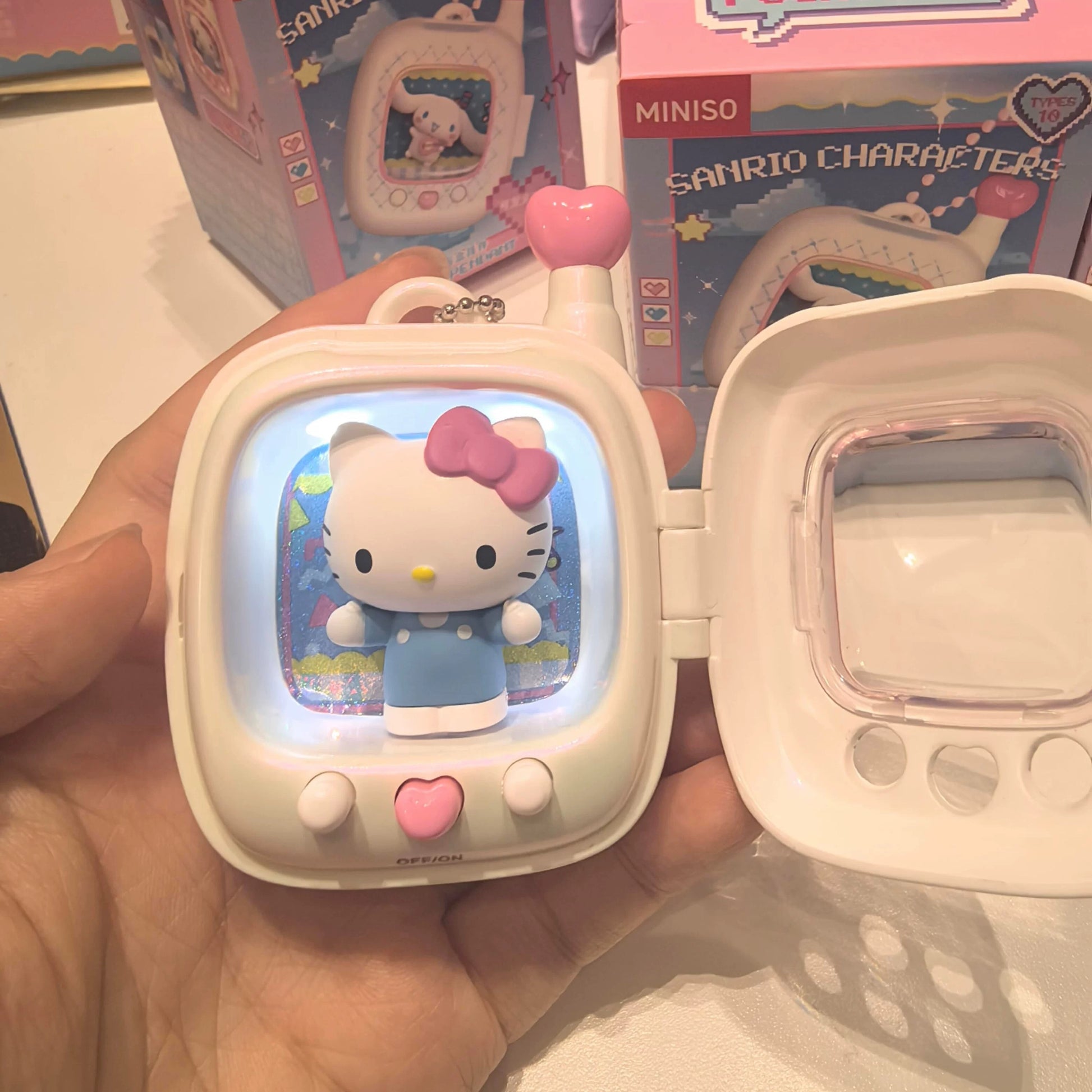 Miniso x Sanrio Characters Pocket Elf Series | Hello Kitty My Melody Kuromi Cinnamoroll Pompompurin Pochacco Keroppi Bad Badtz Maru Hangyodon AhirunoPekkle - Kawaii Collectable Toys Toy Collection