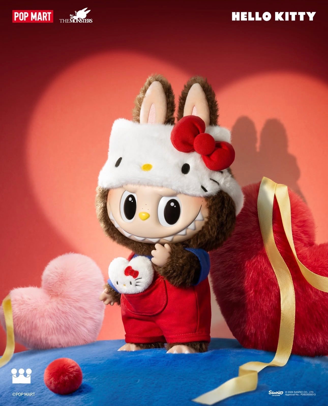 Popmart Sanrio Limited Edition | Hello Kitty Ver Big Vinyl Plush Figure - 40cm tall Kasing Lung Zimomo Labubu Toy Collection