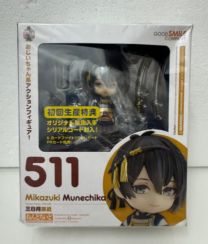 Japan GSC Nendoroid Series | 511 Touken Ranbu Online Mikazuki Munechika - 2015 Retried PVC FIGURE DOLL Toy Collection