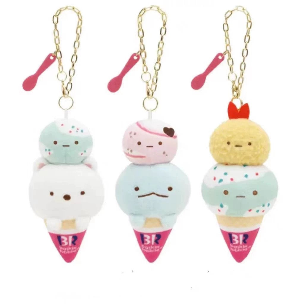 T052 San-X Sumikko Gurashi 31 Ice Cream buy Set (5pcs) mini Plush Japan MY73701