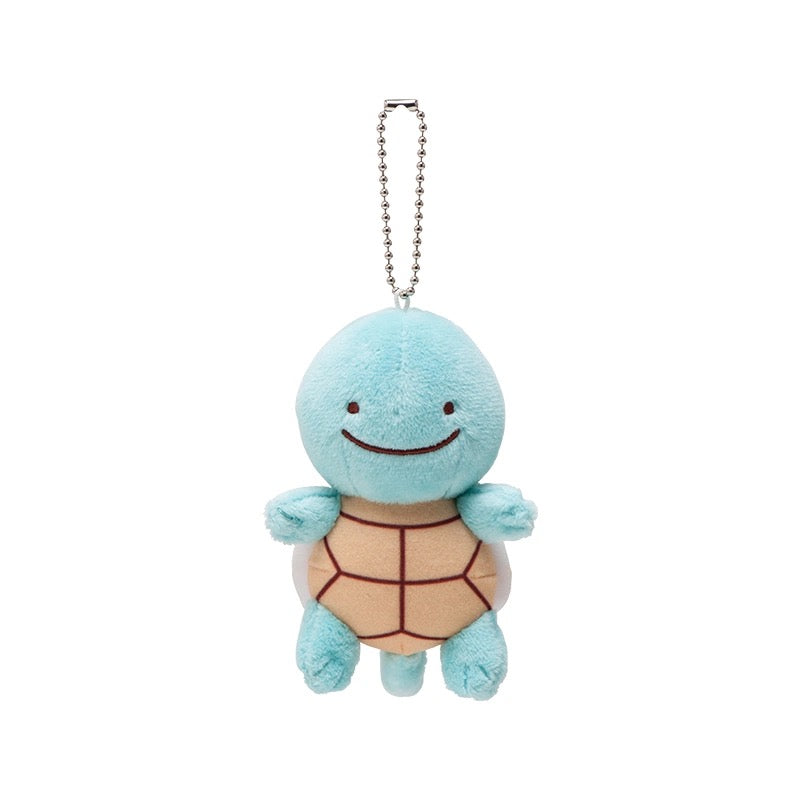 Japan Cartoon Pokemon Center Ditto Crossover | Pikachu Charmander Squirtle Bulbasaur Clefairy Pippi - Mascot Plush Doll Mini Plush Doll Keychain