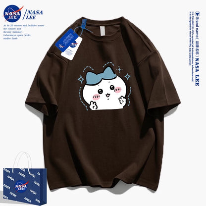 Japanese Cartoon ChiiKawa Casual Style T-Shirt Series | Hachiware Yeah - Kawaii Fashion Items