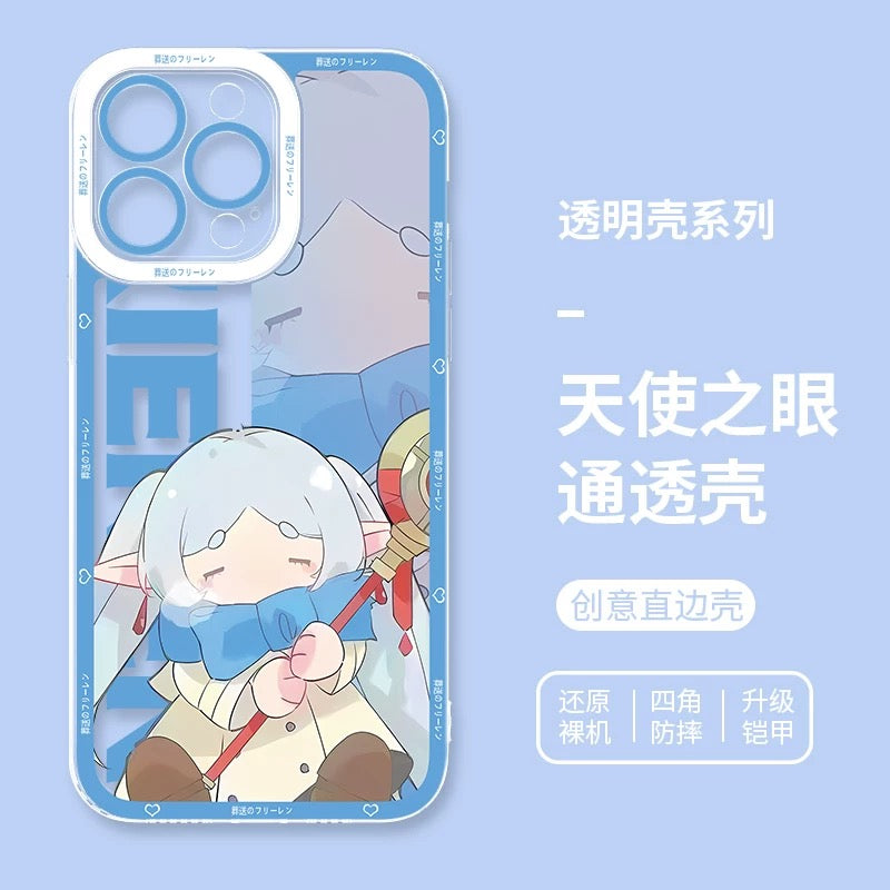 Japanese Anime FRIEREN | Frieren & Fern 6 Styles - iPhone Case PLUS SE2 XS XR X 11 12 13 14 15 16 16e 17 17e Pro Promax 12mini 13mini
