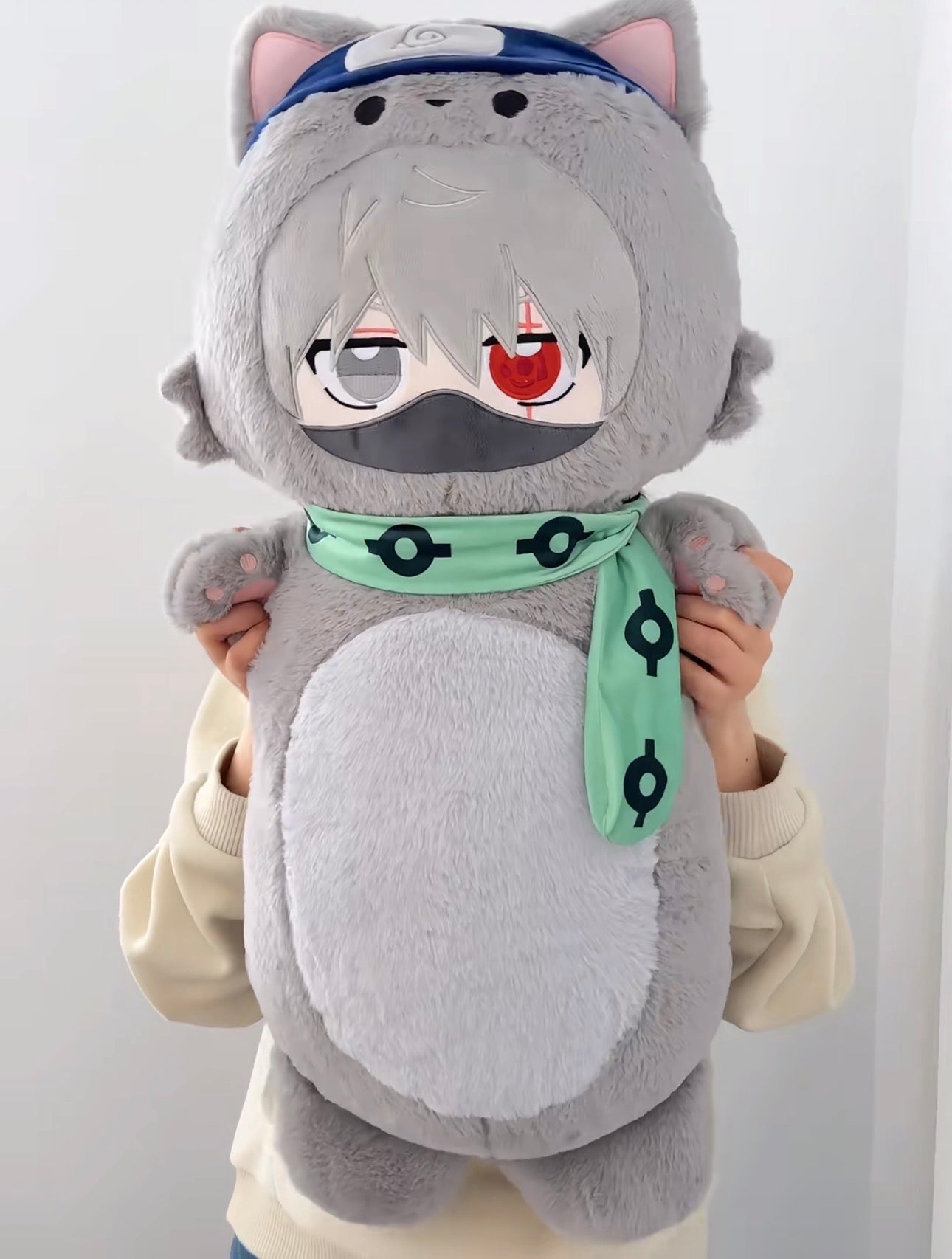 [Pre-Order] Japanese Anime Naruto Ninja Fan Work Version | Naruto Kakashi Gaara in Animal Costume Cute Kawaii Cushion - Cute Kawaii Room Decoration Item