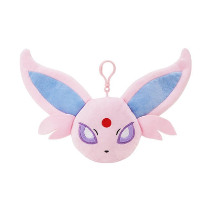 Japan Cartoon Pokemon Eevee Evolution Series Cute Plush Mini Coinbag Keychain | Eevee Vaporeon Jolteon Flareon Espeon Umbreon Leafeon Glaceon Sylveon - Evolve Anime Collectable Kawaii Item