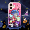 Japanese Cartoon Halloween Party Laser Case | Sanrio Group - iPhone Case 11 12 13 14 15 16 16e 17 17e Pro Promax
