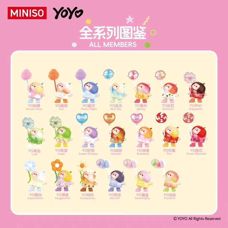 YOYO Chan Mini Figure Part 1 | YOYO Budding Wish Suprise Iconbox Collection - Collectable Toys Mystery Blind Box