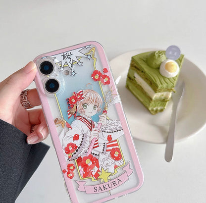 CardCaptorSakura Card Version Part 6 | Flower & Daily - Phone Case Samsung Galaxy Z Flip Fold 3 4 5 6 7