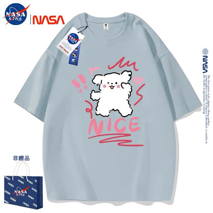 Cute Cartoon Doggie Maltese Puppy Style T-Shirt Series | Nice Wink Eyes Part2 - Kawaii Fashion Items for Child & Adult