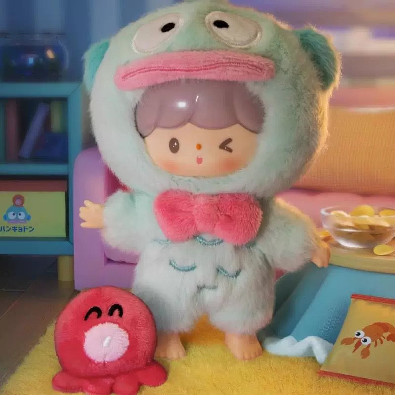 zZoton x Sanrio Characters Love League Buddies Plush Doll Keychain | Hello Kitty My Melody Kuromi Cinnamoroll Pompompurin Pochacco Hangyodon - Collectable Toys Mystery Blind Box KawaiiGiftLand