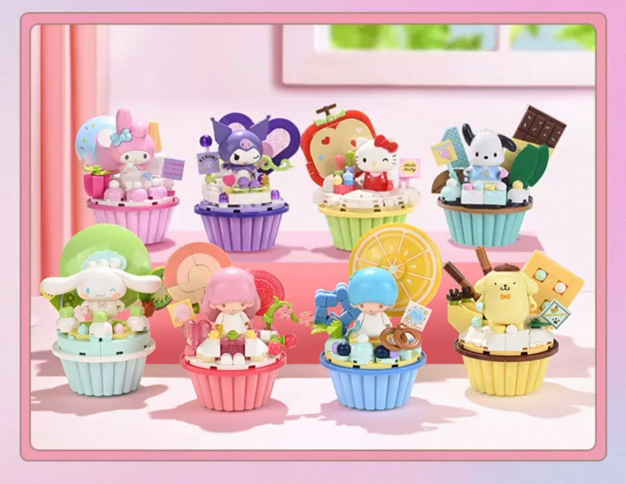 Sanrio Little Twin Stars Kiki Lala Dessert Peach & Lemon Cake