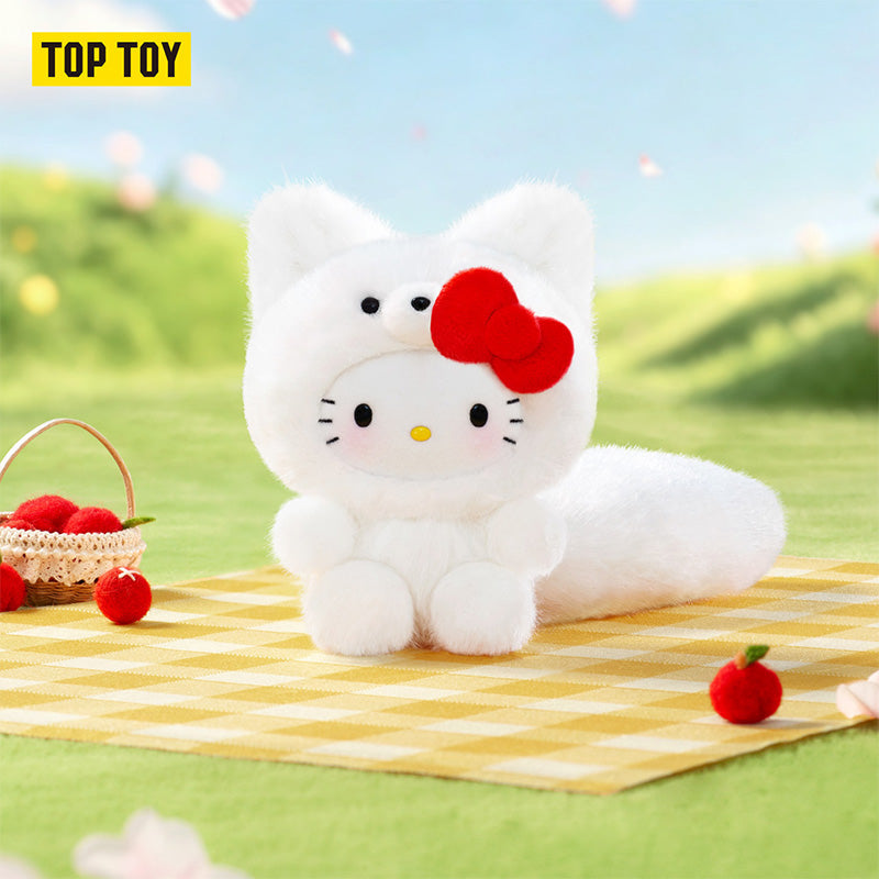 TOPTOY x Sanrio Hello Kitty | Healing Forest Series - Plush Vinly Keychain Pendant Blind Box