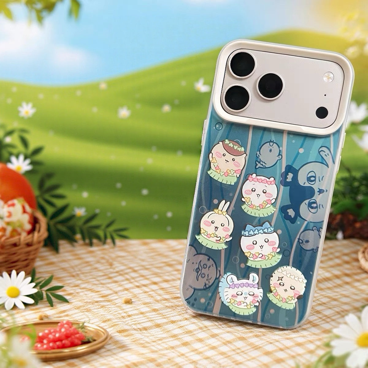 Japanese Cartoon ChiiKawa The Movie : The Secret Of The Mermaid Island Part 2 | Group & Siren 3 Styles - Phone Case Samsung Galaxy S26 S25 S24 S23 S22 S21 FE Ultra Edge
