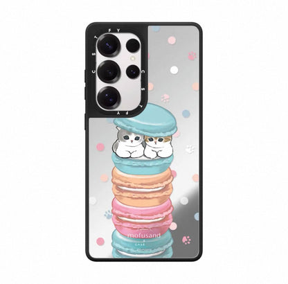 Cute Cartoon Mofusand | Macaron Style Lovely Cat - Phone Case Samsung Galaxy S25 S24 S23 Ultra KawaiiGiftLand