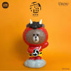 Line friends meets FUKUHEYA-BROWN | Raijin Brown - 21cm collectible figure Limited Edition