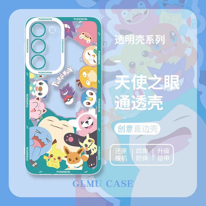 Japan Cartoon Pokemon Be with you Version | All Around you & Smile to you - Phone Case Samsung Galaxy S26 S25 S24 S23 S22 S21 FE Ultra Edge