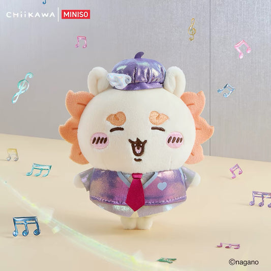 ChiiKawa X Miniso Glamorous Costume Series Plush Doll Keychain | ChiiKawa Hachiware Usagi Momonga Kurimanju Rakko Shisa Crab Dress Up Fancy Doll Keychain  - Kawaii Items Room Decoration doll