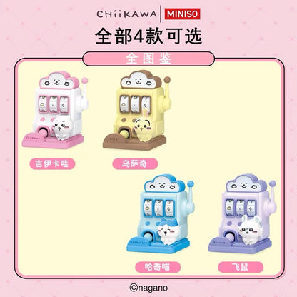 ChiiKawa X Miniso X Sanrio Series | ChiiKawa Hachiware Usagi Momonga Playing with Kitty My Melody Cinnamoroll Pompompurin Kuromi Plastic Mini Figure Blind Box - Kawaii Items Room Decoration Blind Box (副本)