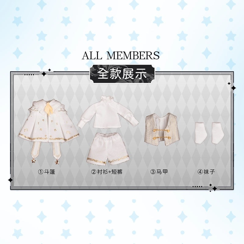 Simon Toys Cosplay Doll Outfits Set Symphony Performer | Sonata of the Light - Original Outfits 1/12 ob11 11cm BJD Doll Ball Joint Doll