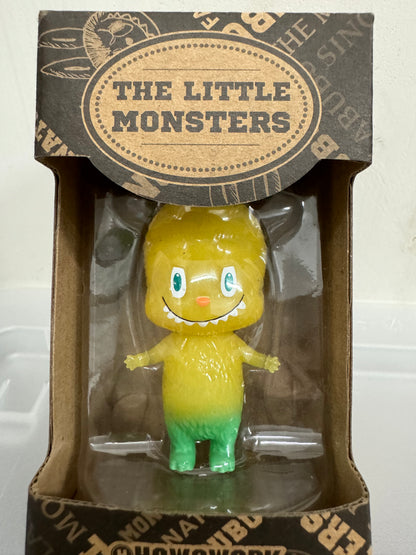 How2work Mini Labubu Transparent Yellow Green ver Limited Edition Retired Rare