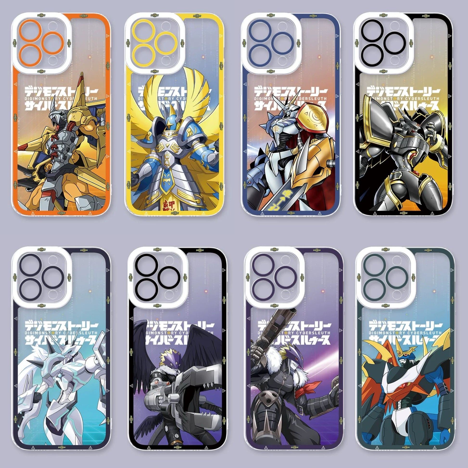 Japanese Cartoon Digimon Adventure Digital Monster Digimonstory Cybersleuth Version | Part 1 8 Styles - iPhone Case PLUS SE2 XS XR X 11 12 13 14 15 16 16e 17 17e Pro Promax 12mini 13mini
