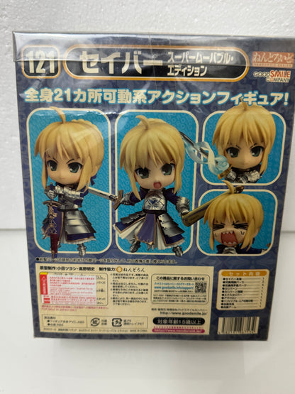 Japan GSC Nendoroid Series | 121 Fate Stay Night Saber Super Movable - 2010 Retried PVC FIGURE DOLL Toy Collection