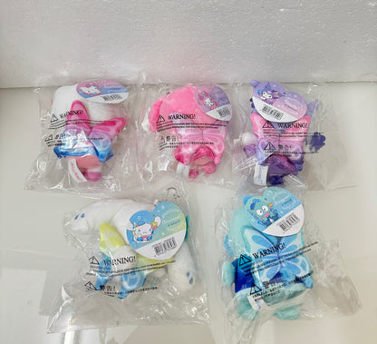 Sanrio Characters Magical Girl Style Keychain | Hello Kitty My Melody Kuromi Cinnamoroll Hangyodon - Convenience Store Limited Collectable Toys