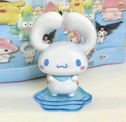 Sanrio x Miniso Go Out with Friends | My Melody Kuromi Little Twin Stars Cinnamoroll Pompompurin Pochacco Hangyodon - Figure Toy Collection Mystery Blind Box