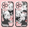 日本アニメ スパイファミリー アーニャ・フォージャー | コミック 2スタイル - iPhoneケース PLUS SE2 XS XR X 11 12 13 14 15 16 16e 17 17e Pro Promax 12mini 13mini
